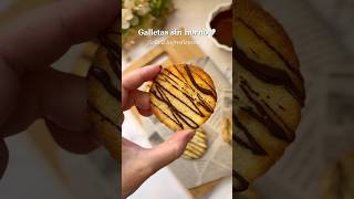 Galletas saludables en sartén 2 ingredientes🍪 sinazucar galletascaseras postrescaseros recetas [upl. by Neerihs]