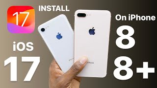 How to get iOS 17 Update in iPhone 8 8  Install iOS 17 Beta [upl. by Joseph184]