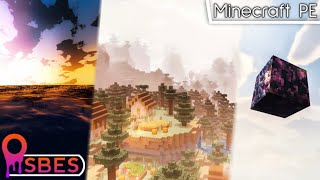 Minecraft PE OSBES Shader  A MCPE Shader with PBR amp Reflections • Cinematic Showcase [upl. by Marrin503]