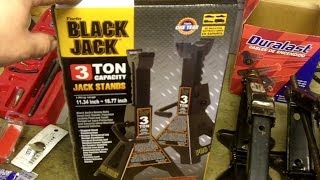 Black Jack 3 Ton Capacity Jack Stands Review [upl. by Walker]