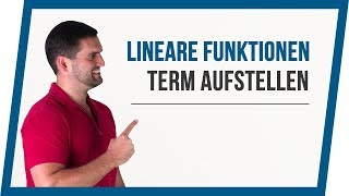 Lineare Funktion Funktionsterm bestimmen 2 Punkte mit Schaubild  Mathe by Daniel Jung [upl. by Ardnek]