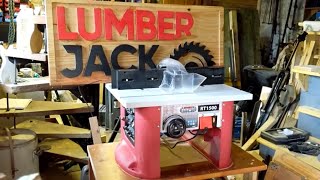 Lumberjack RT1500 router table Review [upl. by Gipsy794]