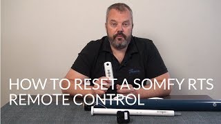 How to reset a Somfy remote control  RTS [upl. by Ardnaek]