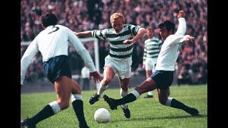 Jimmy Johnstone vs St Etienne  European Cup 196869  All touches amp actions [upl. by Egnalos]