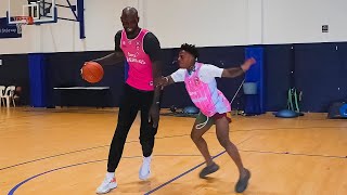 iShowSpeed vs Tacko Fall 1v1 Basketball [upl. by Anib]