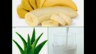 Receitas Caseiras 3 Hidronutrição proteica de Banana  babosa [upl. by Anelat943]