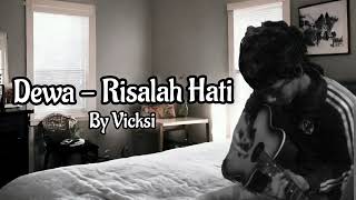 Vicksi  Risalah Hati Acoustic cover Dewa 19 [upl. by Iover]