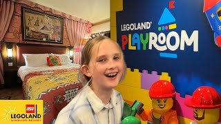 LEGOLAND WINDSOR HOTEL Adventure Room Vlog and ROOM TOUR including LEGOLAND PLAYROOM [upl. by Dlorrej]