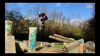 Small Unicycle Trial session in CranGévrier [upl. by Candless]