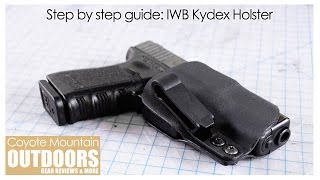 Step by step guide How to make an IWB Kydex Holster [upl. by Ahsiya]