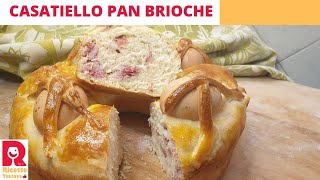 Casatiello pan brioche impasto bimby la mia rivisitazione del tradizionale rustico napoletano [upl. by Sebbie611]