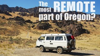 The most REMOTE part of Oregon  We take our VW Vanagon out to explore Leslie Gulch and the Steens [upl. by Haldi]