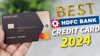 HDFC Bank Regalia Gold Credit Card  First Look  Best Credit Card of 2024 hdfcbank [upl. by Straus]