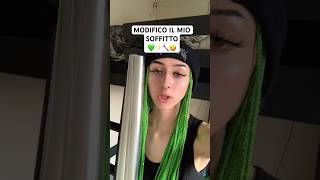 MODIFICO IL SOFFITTO 💚🤪🔧✨ [upl. by Peregrine]