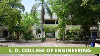 CAMPUS TOUR  L D COLLEGE OF ENGINEERING AHMEDABAD [upl. by Stanzel]