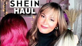 SHEIN PERÜCKEN HAUL ✨SHEIN WIGS  Günstige Perücken  Ponytails  Try on wigs [upl. by Gradeigh]