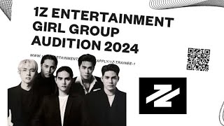 NEW PPOP GIRL GROUP 1Z ENTERTAINMENT is looking for their 1st Girl Group [upl. by Germann]