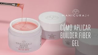 Cómo aplicar Builder Fiber Gel  Manicura24 [upl. by Nilyaj]