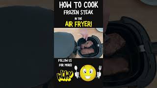 Air Fryer Frozen Steak shorts [upl. by Herodias]