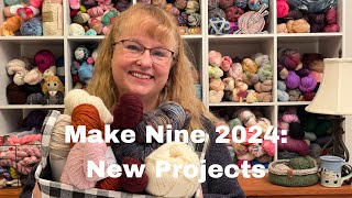 Carla Knits  Make Nine 2024 Board 2 New Projects [upl. by Brantley321]