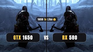 GTX 1650 vs RX 580 in 202425  1080PFSR  Which One is Better to Buy 🤔 [upl. by Alemaj]