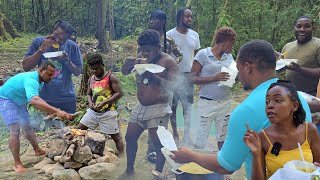 Jamaica Ghana collaboration  Wode Maya Colaz Smith tv  coconut dumpling fufu [upl. by Letitia742]