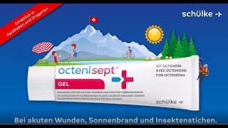 octenisept® Gel  Bei akuten Wunden Sonnenbrand und Insektenstichen [upl. by Hplodur700]