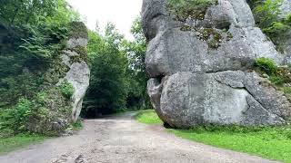 Ojcowski Park Narodowy zielonymniebieskimczarnym [upl. by Aniham]