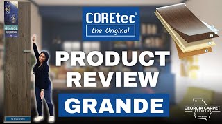 COREtec Premium Grande 9quot Luxury Vinyl Plank Product Review [upl. by Garcon]