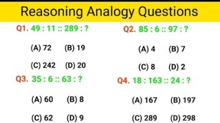 Reasoning analogy question  analogy  ssc gd reasoning practice set 2024  reasoning classes [upl. by Gabrielson]