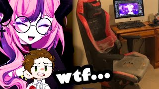 The Worst Gamer Chair in the World  Ironmouse amp Connor [upl. by Raynard]