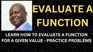 Learn how to evaluate a function for a given value [upl. by Annohsat]