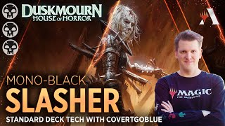 DUSKMOURN  MonoBlack Slasher  Standard Deck Tech with CovertGoBlue  MTG Arena [upl. by Yelreveb]