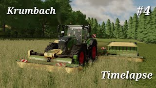 Krumbach Timelapse der Erste Schnitt auf der Krumbach 🚜💨🔥🌾😍 [upl. by Coucher]