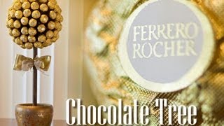 How to Make a Ferrero Rocher Chocolate Tree [upl. by Enyawad]