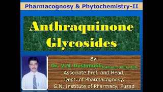 Anthraquinone glycosides [upl. by Eidissac]