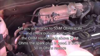 Part 2 2009 Hyundai Accent tune up Spark plug replacement in 720pHD [upl. by Evvy]