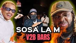 SOSA LA M  V2B Bars  TEAM7  Reaction [upl. by Haelam]