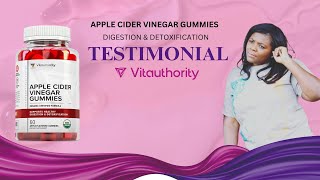 Vitauthoritys Apple Cider Vinegar Gummies are the best in the market ShardaeRenee [upl. by Nohsad]