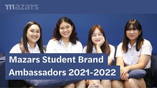 Mazars Student Brand Ambassadors 20212022  Journey Experience [upl. by Alaric774]