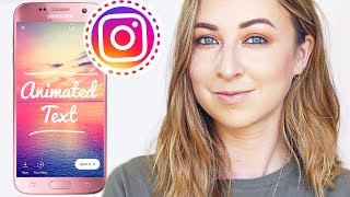 Instagram Stories  ANIMATED TEXT HACK [upl. by Ikciv408]