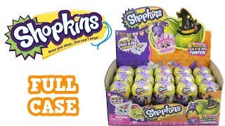 Shopkins Halloween Pumpkins Blind Box Full Case Unboxing Surprise Pumpkin Opening Entire Case [upl. by Iinde702]