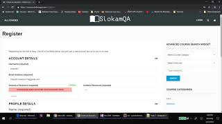 How to Register  Apply for a course  courseslokamqacom [upl. by Mira]