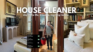 DAY IN THE LIFE of a house cleaner [upl. by Adel]