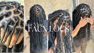 How To Install Faux Locs Beginner Friendly Tutorial [upl. by Ahsiuqet927]