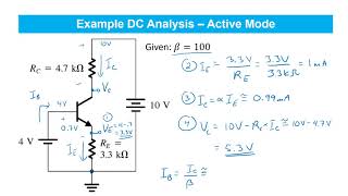 43 BJT Circuits at DC [upl. by Eibrab674]