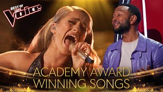 OSCARWINNING songs on The Voice  Top 10 [upl. by Beisel352]