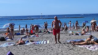 Tenerife Playa Torviscas Fanabe beach New Years Eve tenerife [upl. by Aillicirp257]