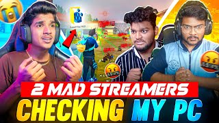 2 MAD🤬 STREAMERS  😨CHECKING MY PC💻  DFG HCK FOUND😭 1 VS 4🔥 FREE FIRE IN TELUGU dfg freefire [upl. by Nadiya]