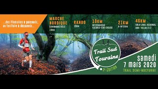 2éme Trail Sud Touraine 2020 46 km TST [upl. by Cressler]